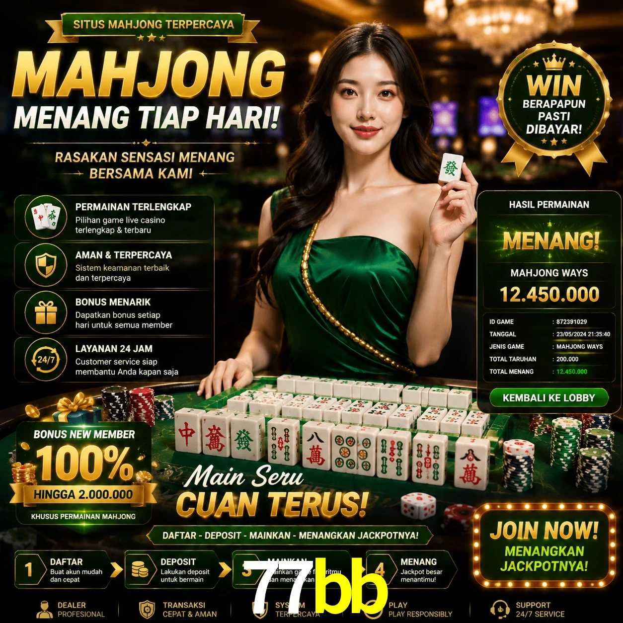 Cashback VIP 77bb - reembolso semanal